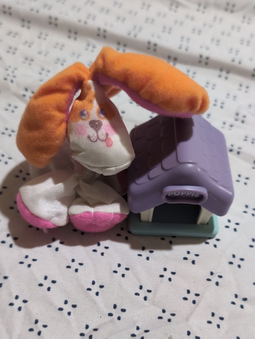 Plush Smooshies Dog Toy Doghouse Fisher Price *BINI